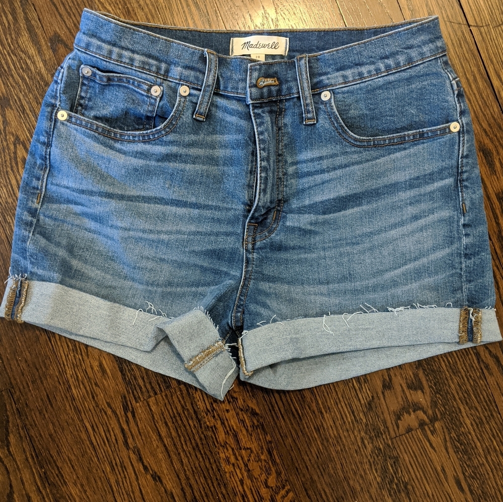 Madewell High Rise Denim Shorts